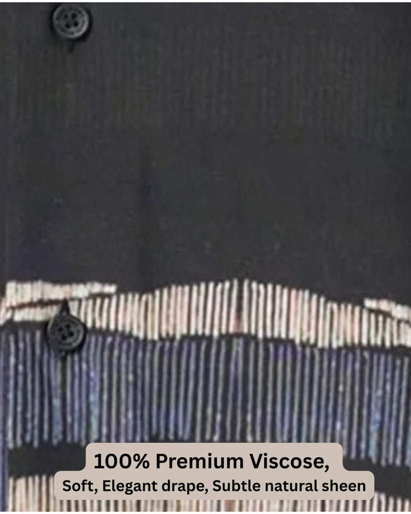 Abstract Printed Half Sleeve Shirt