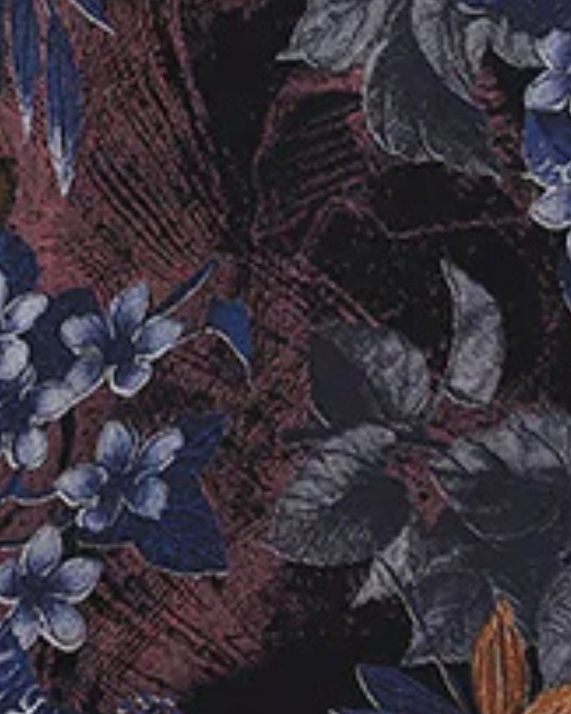 Foliage Feather Half Sleeve Shirt