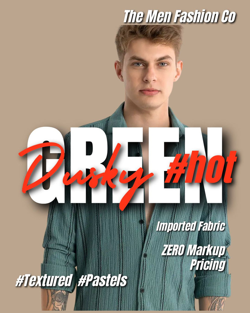 Textured Stripe Shirt