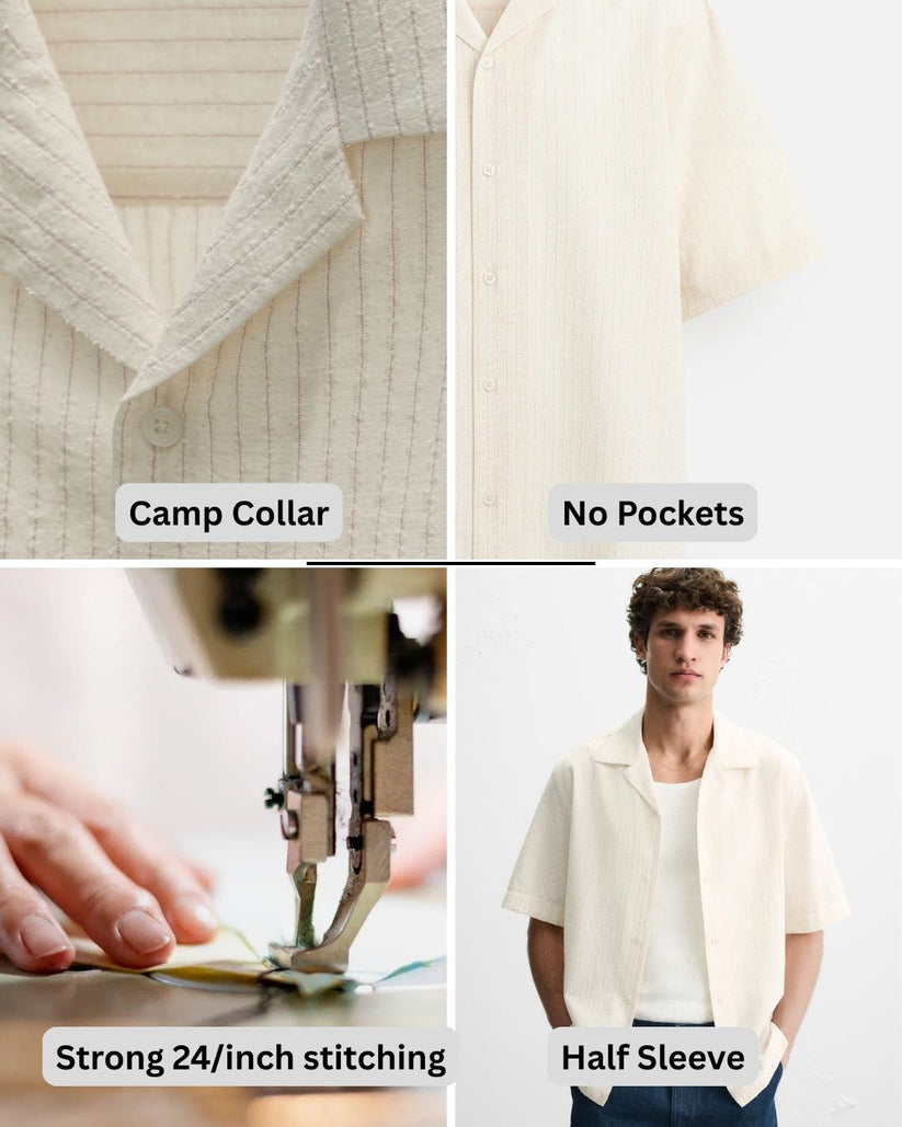 Textured Stripe Shirt