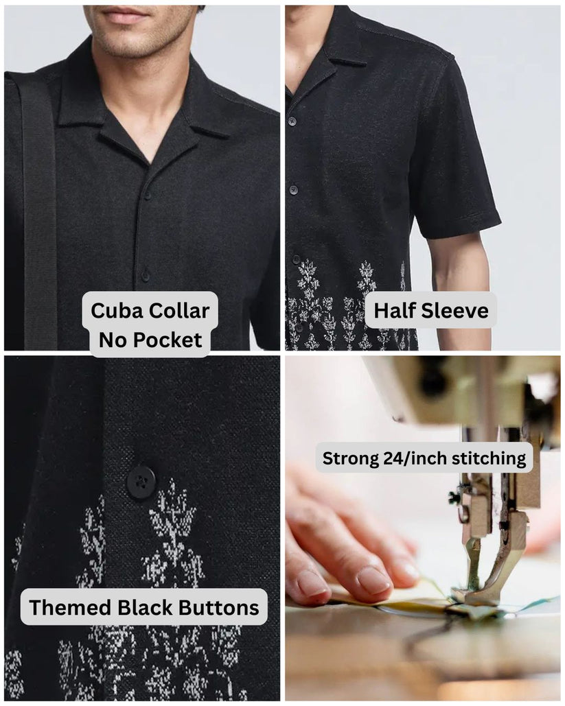 Jacquard Print Shirt