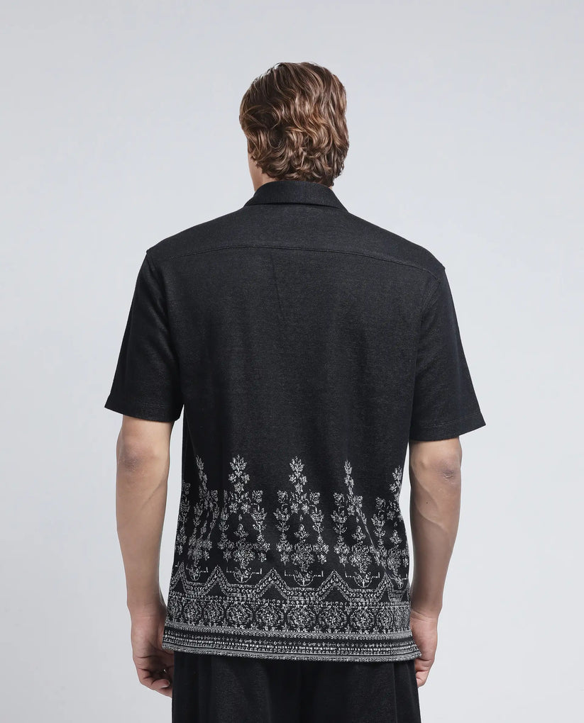 Jacquard Print Shirt