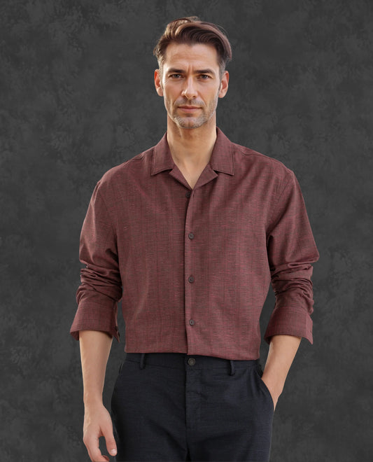 Cuban Collared Check Shirt