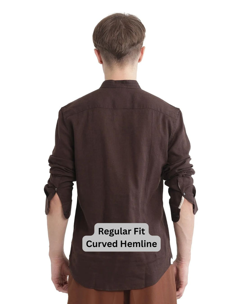 Mandarin Collar Turkish Shirt