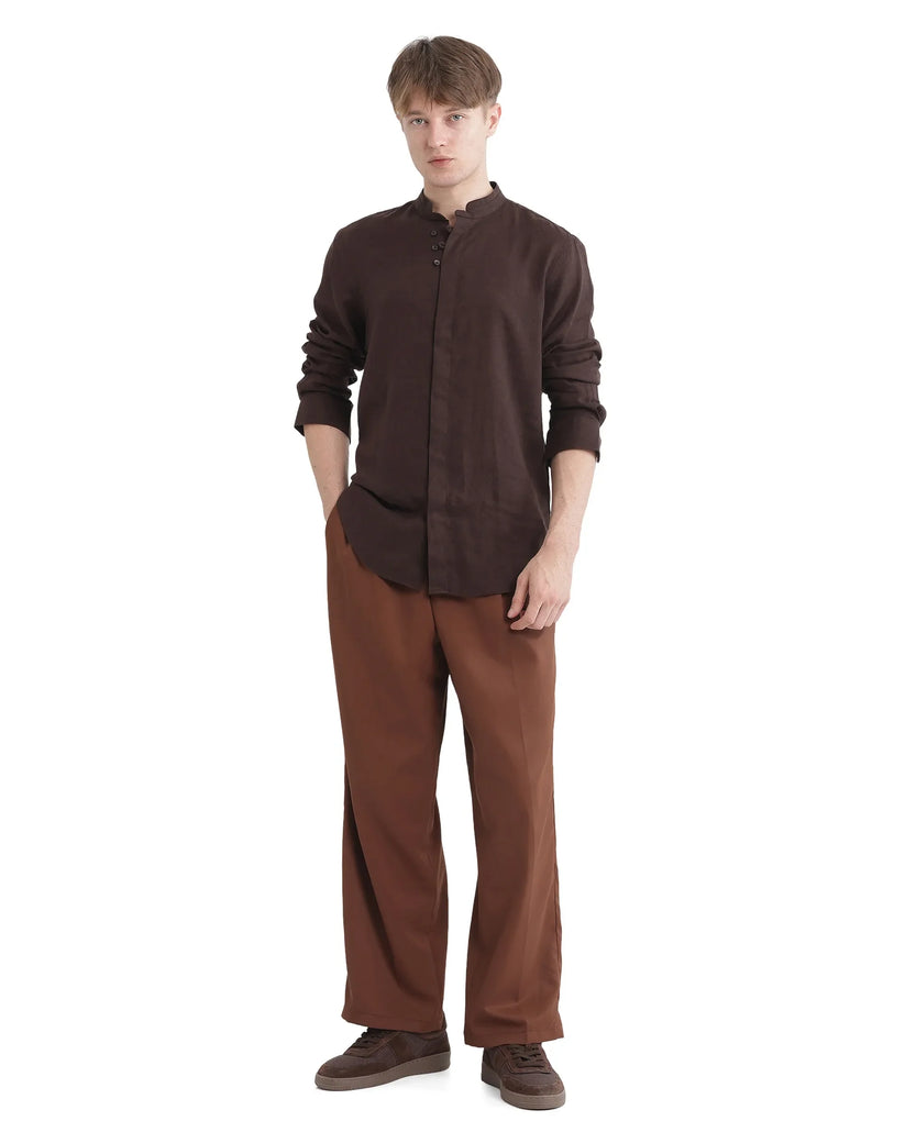 Mandarin Collar Turkish Shirt