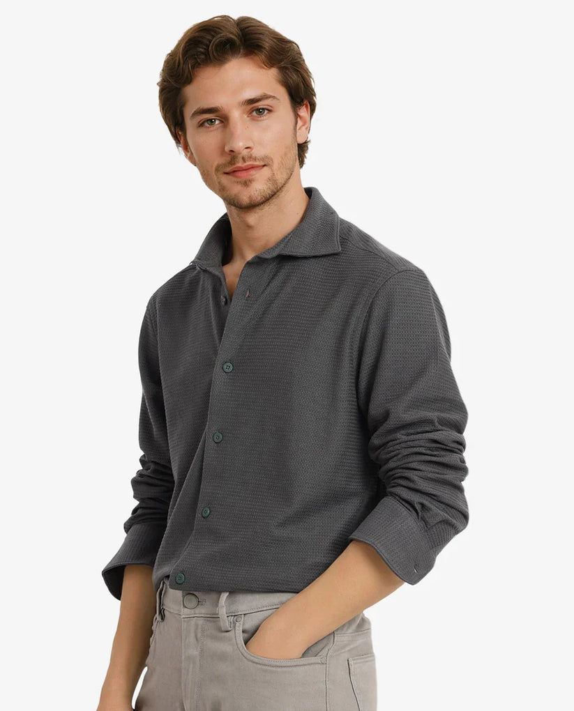 Textured Knit Shirt